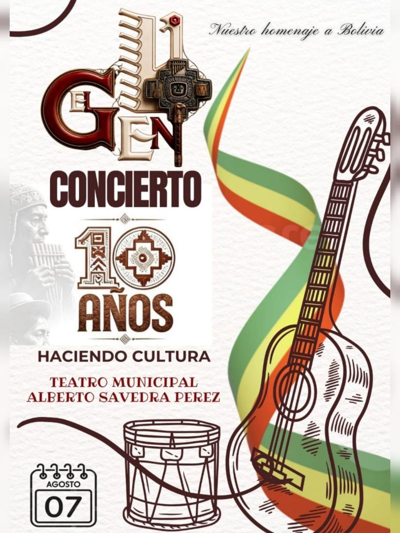 CONCIERTO AGRUPACION FOLKLORICA EL GEN BOLIVIA