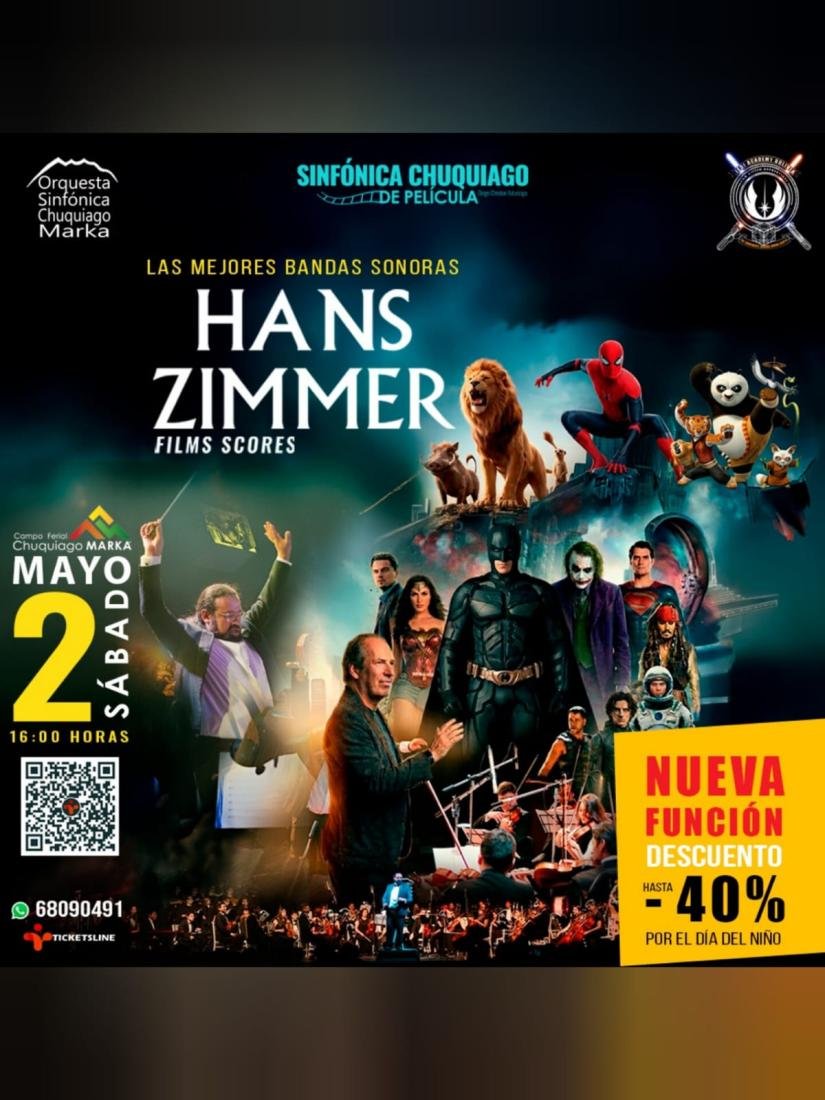 Sinfónica Chuquiago de Pelicula Hans Zimmer Film Scores