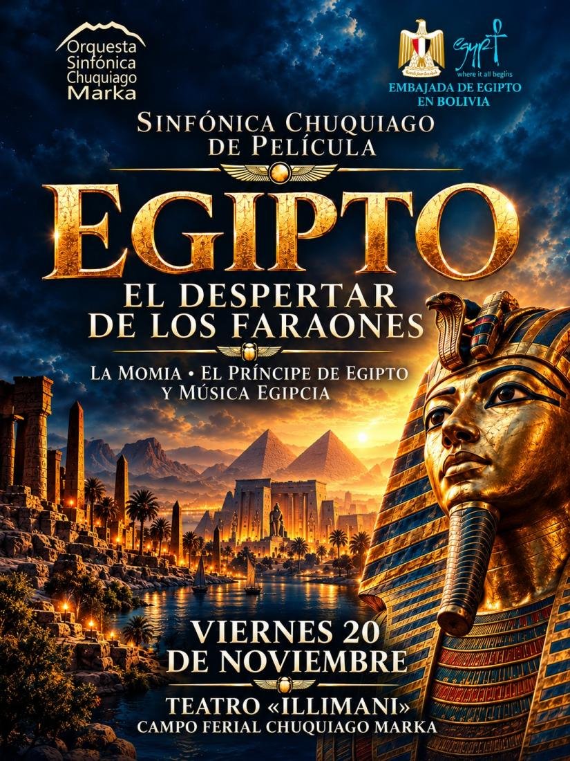 Sinfónica Chuquiago - Egipto EL Depsertar de los Farones