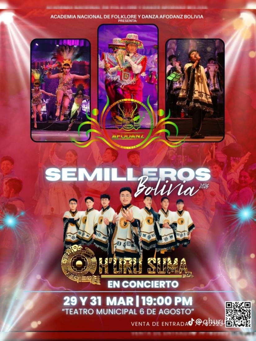 Semilleros Bolivia 2026 - AFODANZ y Qhurusuma en Concierto